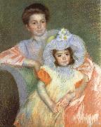 Mary Cassatt Reine Lefebvre and Margot oil painting picture wholesale